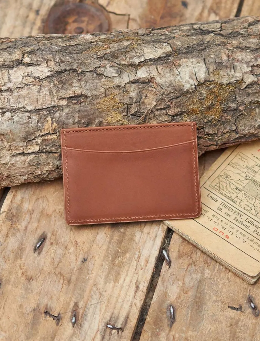 Homme Pied de Biche Porte Cartes